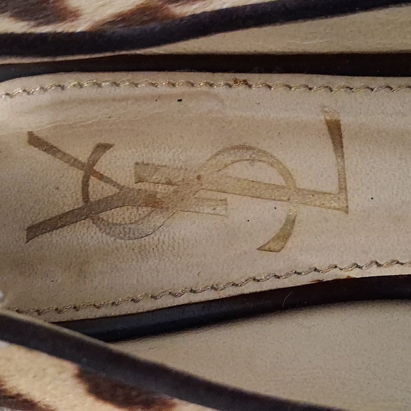 YSL Leopard Flats - Picture 5 of 10